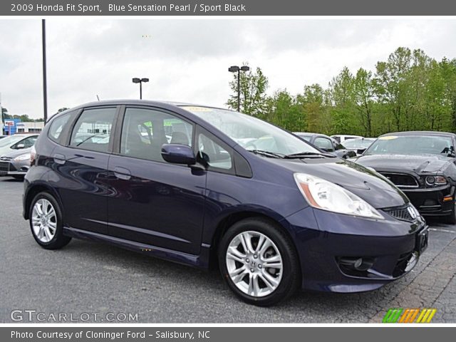 2009 Honda Fit Sport in Blue Sensation Pearl