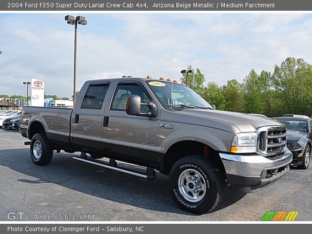 2004 Ford F350 Super Duty Lariat Crew Cab 4x4 in Arizona Beige Metallic