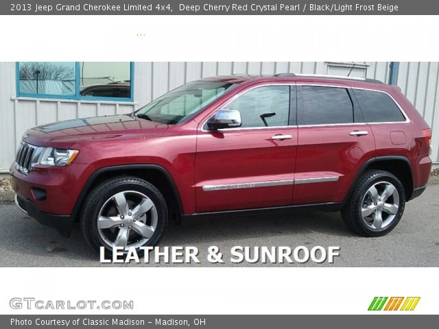 2013 Jeep Grand Cherokee Limited 4x4 in Deep Cherry Red Crystal Pearl