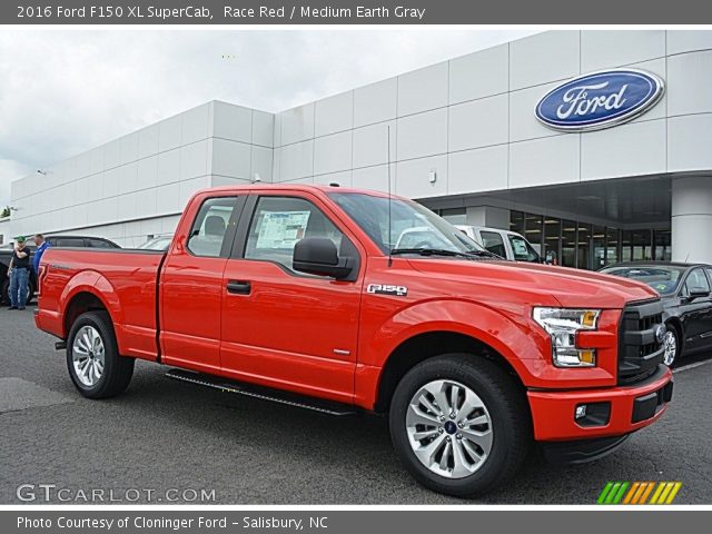 2016 Ford F150 XL SuperCab in Race Red