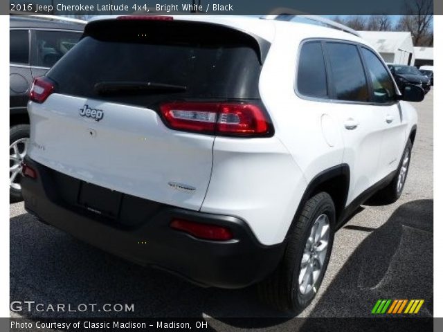 2016 Jeep Cherokee Latitude 4x4 in Bright White