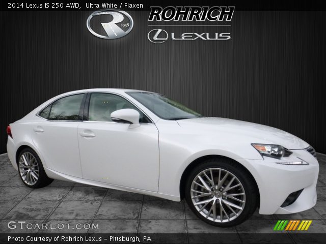 2014 Lexus IS 250 AWD in Ultra White