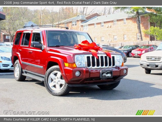 2008 Jeep Commander Sport 4x4 in Red Rock Crystal Pearl