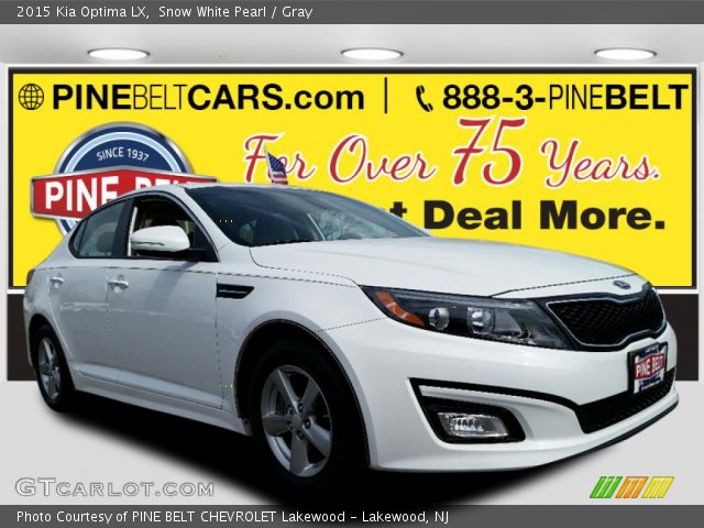 2015 Kia Optima LX in Snow White Pearl