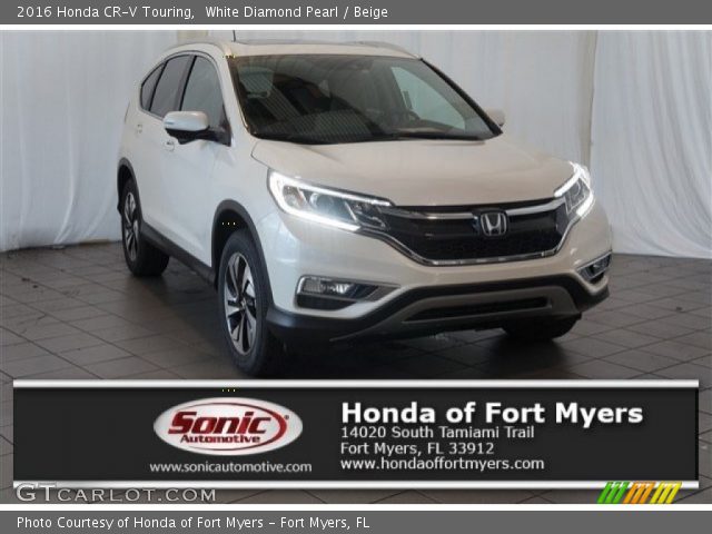 2016 Honda CR-V Touring in White Diamond Pearl