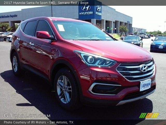 2017 Hyundai Santa Fe Sport FWD in Serrano Red