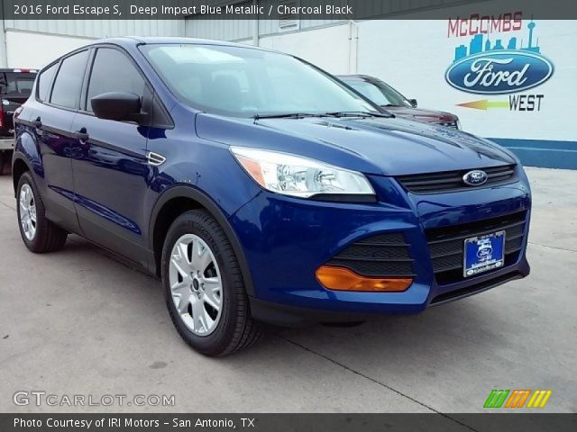 2016 Ford Escape S in Deep Impact Blue Metallic