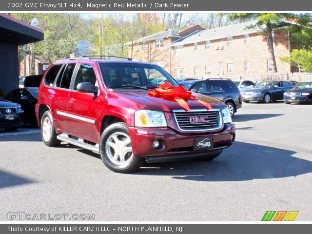 2002 GMC Envoy SLT 4x4 in Magnetic Red Metallic