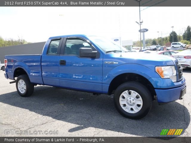 2012 Ford F150 STX SuperCab 4x4 in Blue Flame Metallic