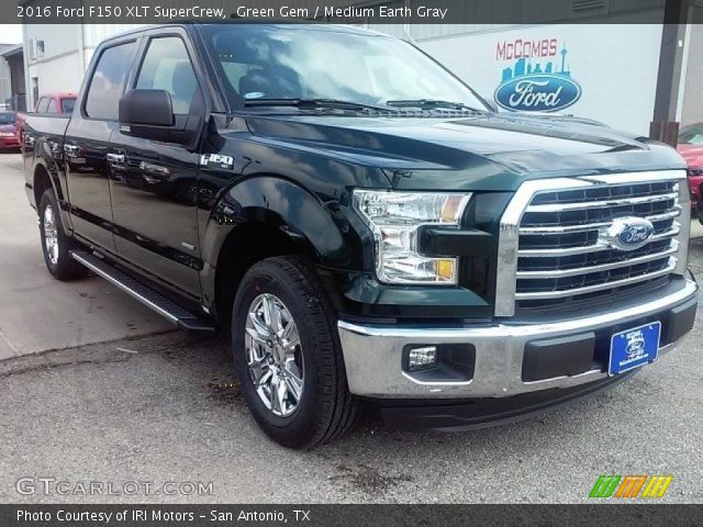 2016 Ford F150 XLT SuperCrew in Green Gem