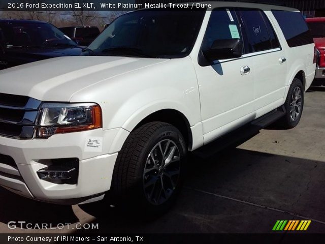 2016 Ford Expedition EL XLT in White Platinum Metallic Tricoat