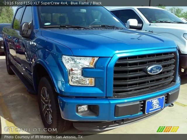 2016 Ford F150 XLT SuperCrew 4x4 in Blue Flame