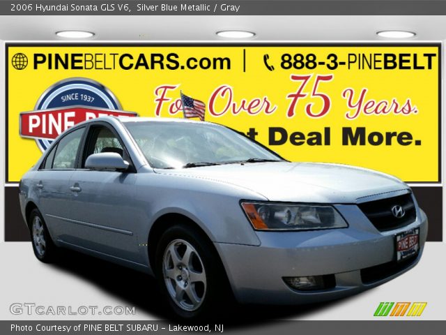 2006 Hyundai Sonata GLS V6 in Silver Blue Metallic