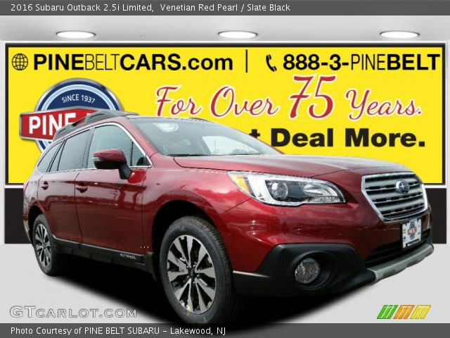 2016 Subaru Outback 2.5i Limited in Venetian Red Pearl