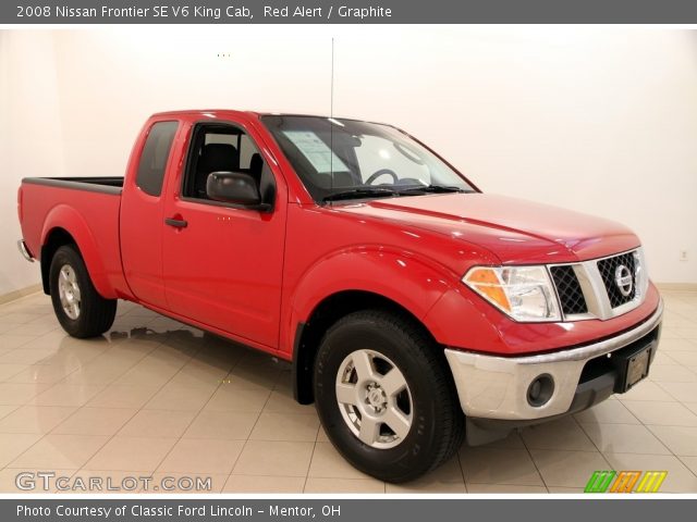 2008 Nissan Frontier SE V6 King Cab in Red Alert