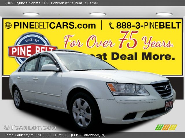 2009 Hyundai Sonata GLS in Powder White Pearl
