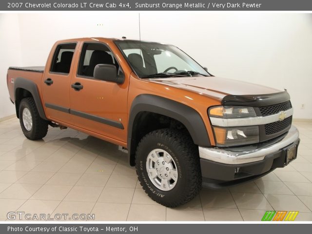 2007 Chevrolet Colorado LT Crew Cab 4x4 in Sunburst Orange Metallic