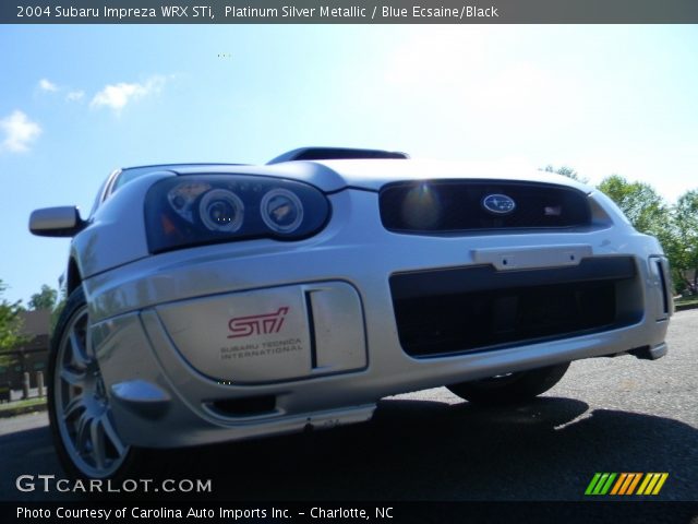 2004 Subaru Impreza WRX STi in Platinum Silver Metallic
