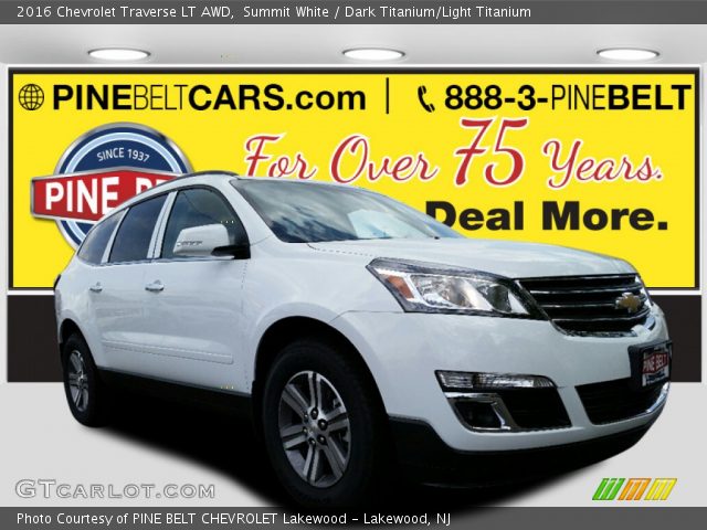 2016 Chevrolet Traverse LT AWD in Summit White