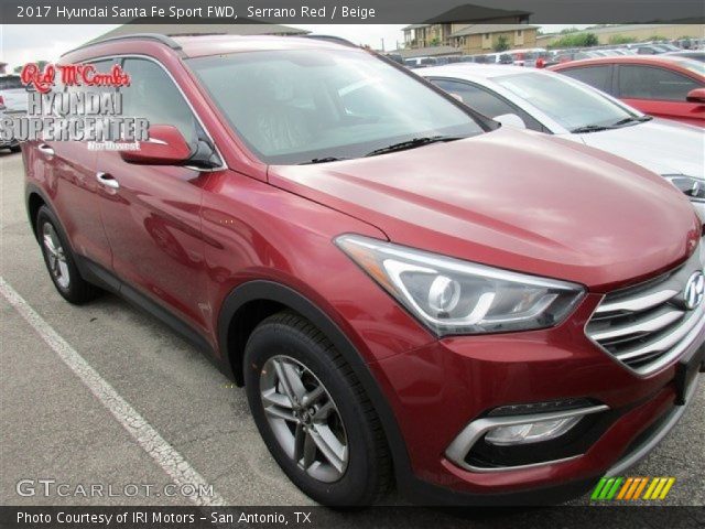 2017 Hyundai Santa Fe Sport FWD in Serrano Red