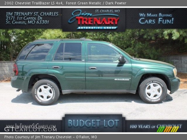 2002 Chevrolet TrailBlazer LS 4x4 in Forest Green Metallic