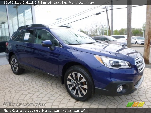 2016 Subaru Outback 2.5i Limited in Lapis Blue Pearl