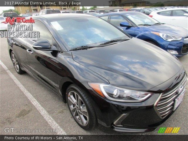 2017 Hyundai Elantra Limited in Black