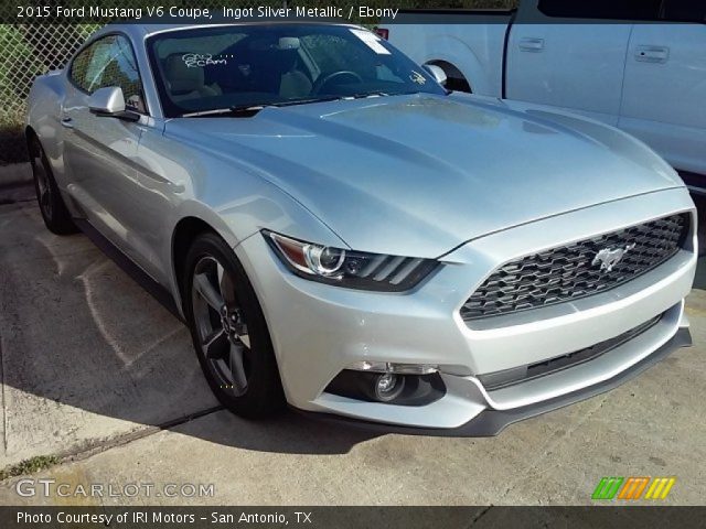 2015 Ford Mustang V6 Coupe in Ingot Silver Metallic