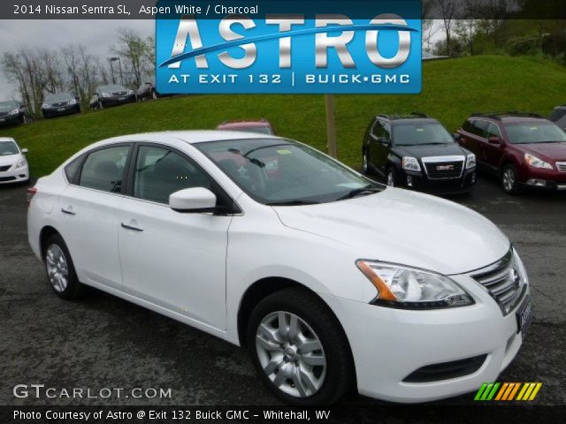 2014 Nissan Sentra SL in Aspen White