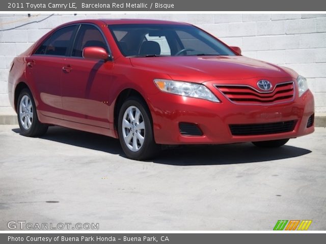 2011 Toyota Camry LE in Barcelona Red Metallic