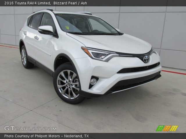 2016 Toyota RAV4 Limited in Blizzard Pearl