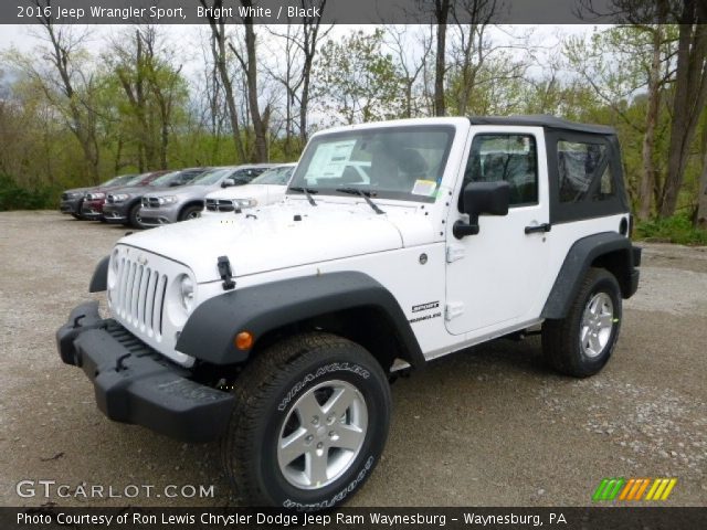 2016 Jeep Wrangler Sport in Bright White
