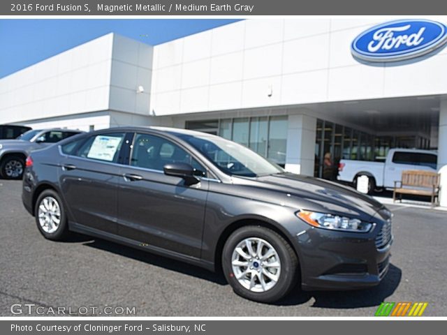 2016 Ford Fusion S in Magnetic Metallic