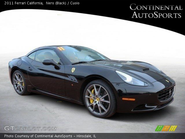 2011 Ferrari California  in Nero (Black)