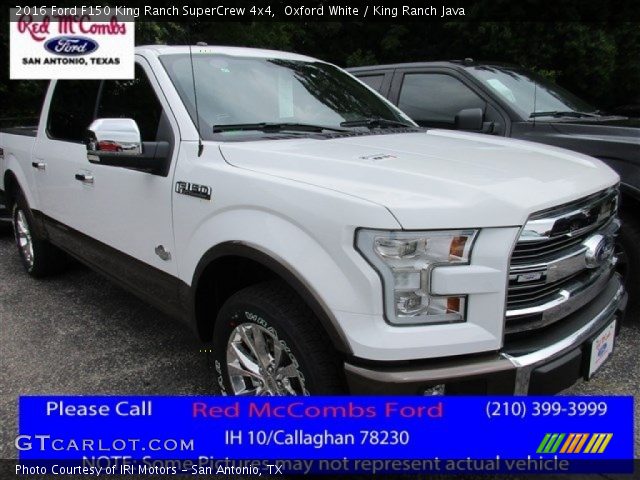 2016 Ford F150 King Ranch SuperCrew 4x4 in Oxford White