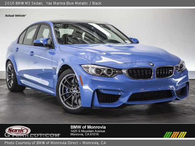 2016 BMW M3 Sedan in Yas Marina Blue Metallic