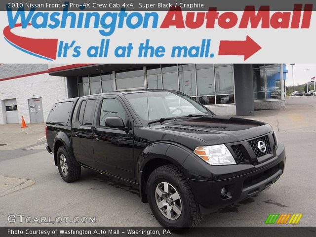 2010 Nissan Frontier Pro-4X Crew Cab 4x4 in Super Black