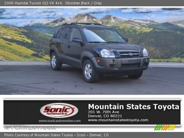 2006 Hyundai Tucson GLS V6 4x4 in Obsidian Black