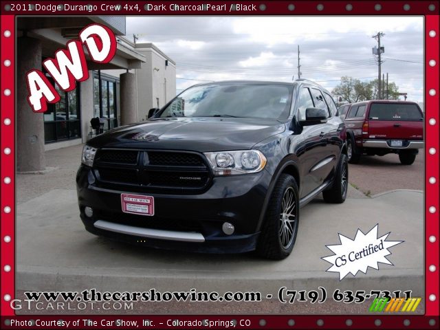 2011 Dodge Durango Crew 4x4 in Dark Charcoal Pearl
