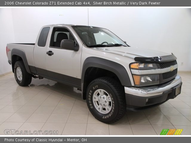 2006 Chevrolet Colorado Z71 Extended Cab 4x4 in Silver Birch Metallic