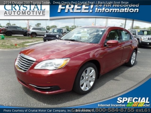 2014 Chrysler 200 Touring Sedan in Deep Cherry Red Crystal Pearl