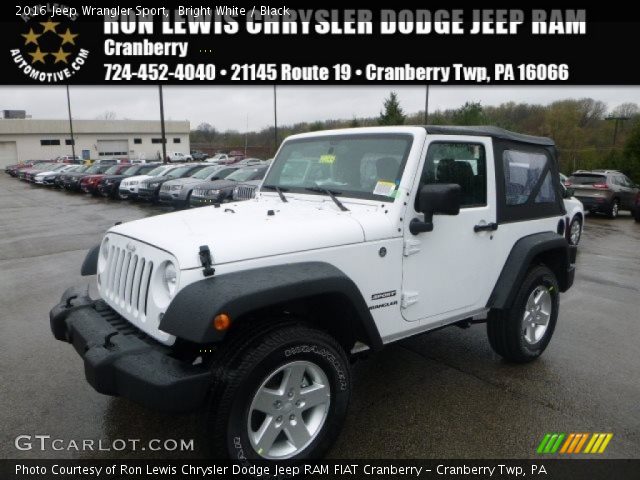 2016 Jeep Wrangler Sport in Bright White