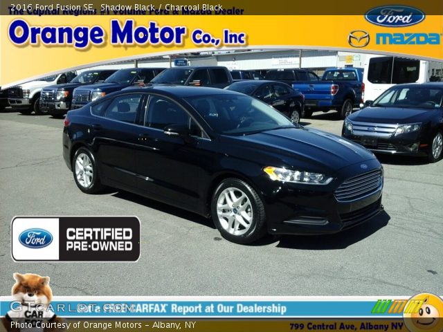 2016 Ford Fusion SE in Shadow Black
