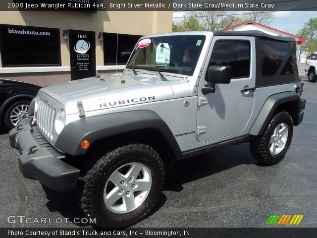 2008 Jeep Wrangler Rubicon 4x4 in Bright Silver Metallic