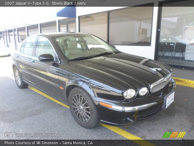 2007 Jaguar X-Type 3.0 in Ebony Black