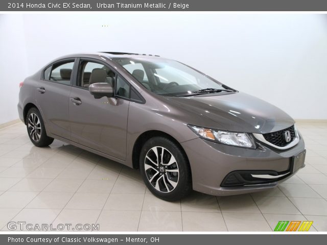 2014 Honda Civic EX Sedan in Urban Titanium Metallic
