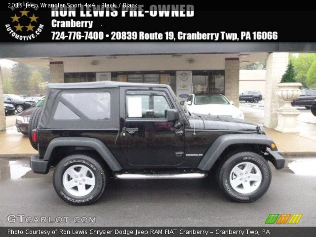 2015 Jeep Wrangler Sport 4x4 in Black