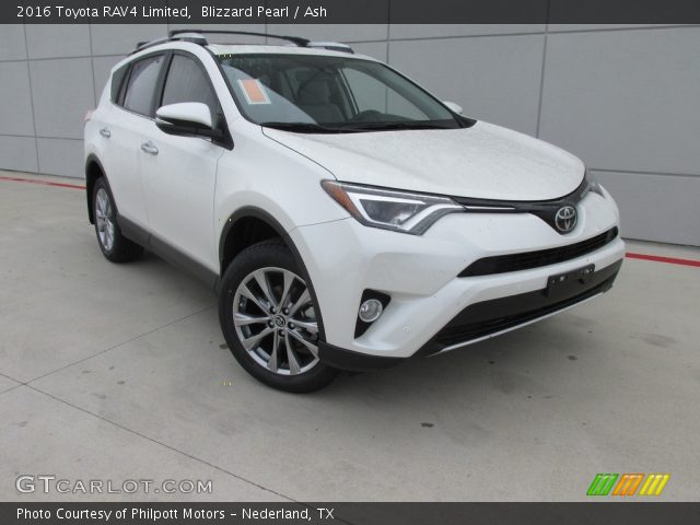 2016 Toyota RAV4 Limited in Blizzard Pearl