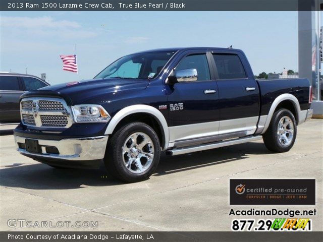 2013 Ram 1500 Laramie Crew Cab in True Blue Pearl