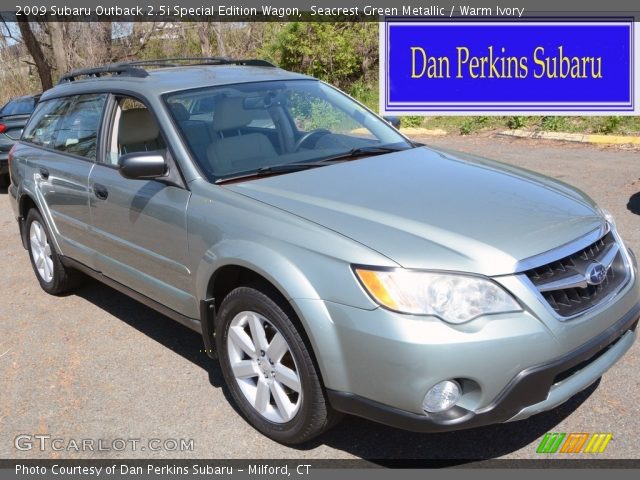2009 Subaru Outback 2.5i Special Edition Wagon in Seacrest Green Metallic